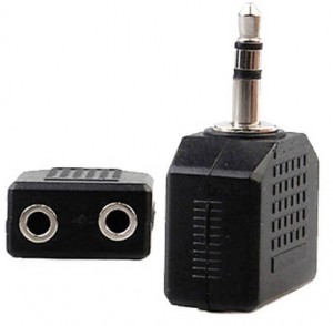 Adaptador bifurcador miniplug